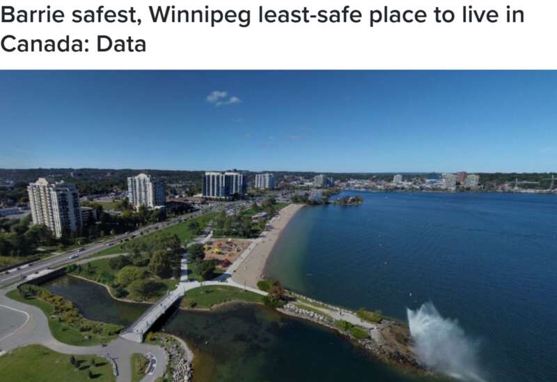 城市治安排名出炉 加拿大最安全的城市竟是这里
